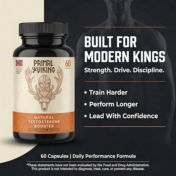Men Wellness and Vitality Supplement Natural Support Capsules